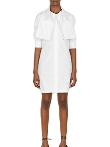 Poplin Mini Shirt Dress