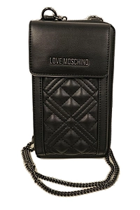 Love Moschino Chain-Link Zipped Wallet