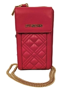 Love Moschino Chain-Link Zipped Wallet