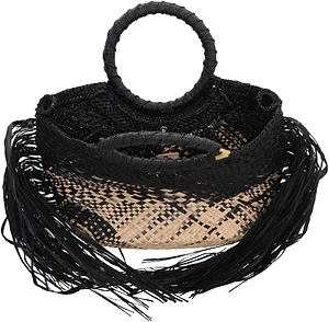 Daddy Raffia Tote Bag