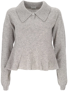 Peplum Collar Sweater