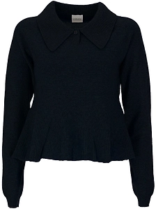 Peplum Collar Sweater