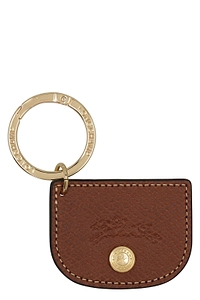 Longchamp Logo Embossed Keychain