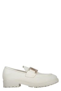 Love Moschino Logo Embellished Mocassins