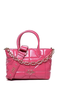 Love Moschino Logo-Lettering Chain Linked Crossbody Bag