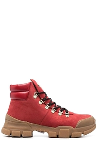 Love Moschino Logo-Plaque Low-Top Hiking Boots