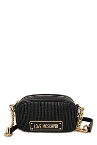Love Moschino Logo Plaque Shoulder Bag