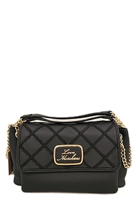 Love Moschino Logo Plaque Shoulder Bag
