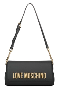 Love Moschino Logo Plaque Shoulder Bag