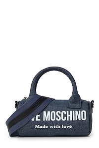 Love Moschino Logo Printed Clutch Bag