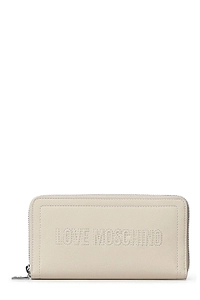 Love Moschino Logo Zip-Around Wallet