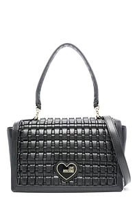 Love Moschino Lovely Love Logo Plaque Shoulder Bag