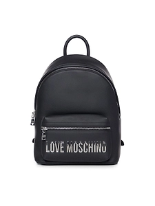Love Moschino Logo Zip Pocket Backpack