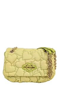 Love Moschino Puffy Heart Chain-Link Shoulder Bag
