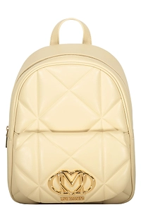 Love Moschino Quilted Logo Backpack