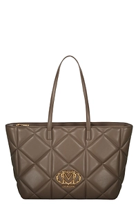 Love Moschino Quilted Logo Tote Bag