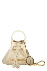 Love Moschino Quilted Mini Bag Keyring