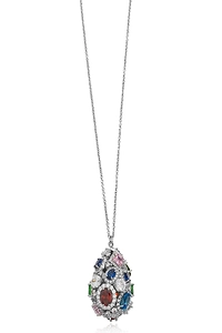 Maison Margiela Crystal Pendant Necklace