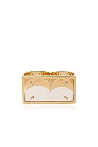 Maison Margiela Four Stitches Double Signet Rectangular Ring