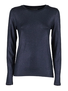 Majestic Filatures Metallic Detailed Long-Sleeve T-Shirt
