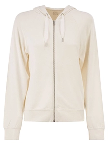 Majestic Filatures Zip-Up Drawstring Hoodies