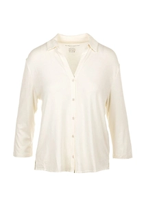 Majestic Filatures V-Neck Buttoned Top