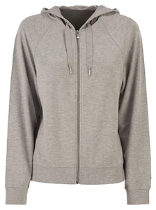 Majestic Filatures Zip-Up Hooded Sweatshirt
