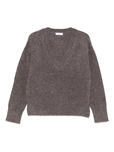 Majestic Filatures V-Neck Knit Sweater