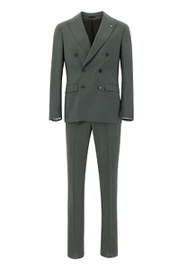 Manuel Ritz Double-Breasted Slim-Fit Suit
