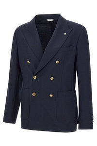 Manuel Ritz Double-Breasted Blazer