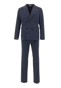 Manuel Ritz Double-Breasted Slim Suit