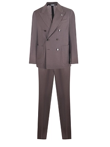 Manuel Ritz Double-Breasted Tailored Suit