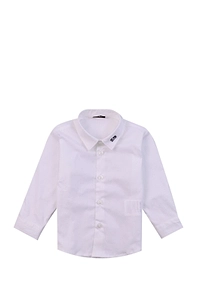 Manuel Ritz Kids Logo Embroidered Buttoned Shirt