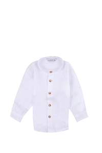 Manuel Ritz Kids Mandarin Collar Buttoned Shirt