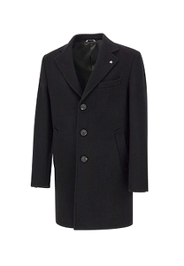 Manuel Ritz Single-Breasted Tailored Coat