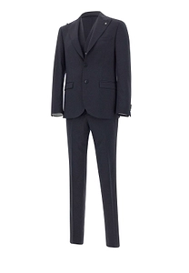 Manuel Ritz Slim Three-Piece Suit