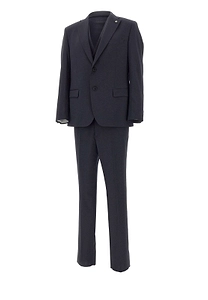 Manuel Ritz Three-Piece Slim Fit Suit