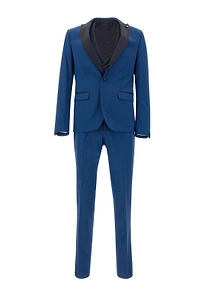Manuel Ritz Three Piece Slim Fit Suit
