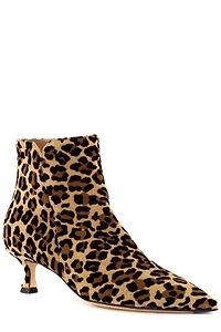 Mara Bini Leopard Printed Ankle Boots