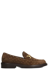 Mara Bini Embellished Slip-On Loafers
