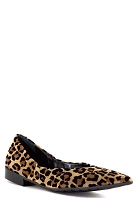 Mara Bini Leopard Print Ballerina Shoes