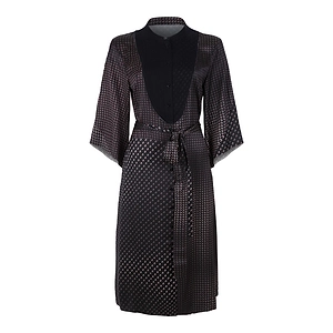 Maison Margiela Patterned Tie-Detailed Dress