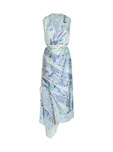 Maison Margiela Sleeveless Draped Midi Dress
