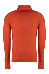 Malo Ribbed Turtleneck Knitted Sweater