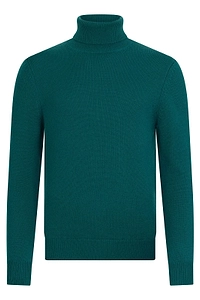 Malo Ribbed Turtleneck Knitted Sweater