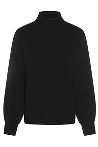 Malo Roll Neck Balloon-Sleeved Jumper