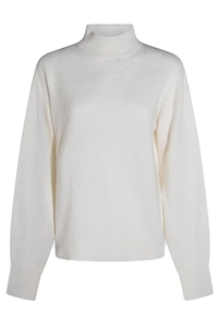 Malo Roll Neck Balloon-Sleeved Jumper