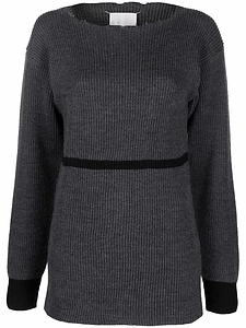 Maison Margiela Straight Hem Ribbed-Knit Jumper