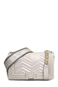 Marc Ellis Flat Wave S Logo Plaque Shoulder Bag