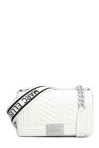 Marc Ellis Logo Buckled Chain Linked Shoulder Bag